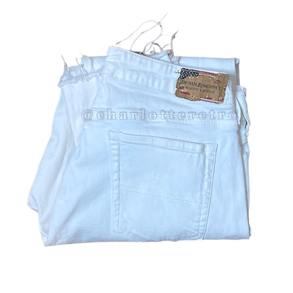 Ralph Lauren • Cropped Skinny Jeans w Raw Hem - Picture 2 of 8
